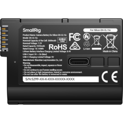 SmallRig 5299 Batería Nikon EN-EL15C USB-C 2600mAh Power Display | Compra SmallRig 5299 | Precio SmallRig 5299