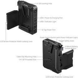 SmallRig 5228 Placa Montaje Batería V-Mount | Compra SmallRig 5228 | Precio SmallRig 5228