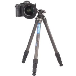 Leofoto Trípode Ranger LS-224C + Rótula LH-25 | trípode de carbono | trípode de viaje