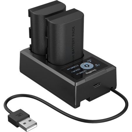 SmallRig 5409 Kit Cargador Doble USB Pantalla Inteligente 2 Baterías Canon LP-E6P | Compra SmallRig 5409