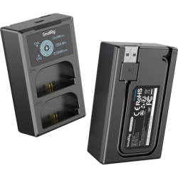 SmallRig 5409 Kit Cargador Doble USB Pantalla Inteligente 2 Baterías Canon LP-E6P | Compra SmallRig 5409