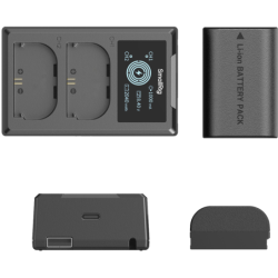 SmallRig 5409 Kit Cargador Doble USB Pantalla Inteligente 2 Baterías Canon LP-E6P | Compra SmallRig 5409