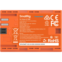 SmallRig 5407 Batería Canon LP-E6P USB-C 2520mAh Naranja | Compra SmallRig 5407 | Precio SmallRig 5407