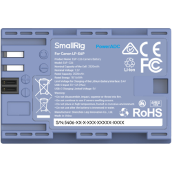 SmallRig 5406 Batería Canon LP-E6P USB-C 2520mAh Azul | Compra SmallRig 5406 | Precio SmallRig 5406