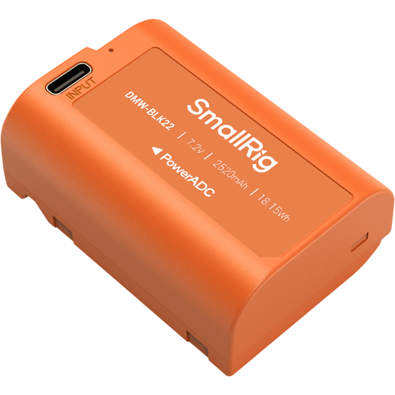 SmallRig 4979 Batería Panasonic DMW-BLK22 USB-C 2520mAh 18.15Wh Naranja | Compra SmallRig 4979 | Precio SmallRig 4979