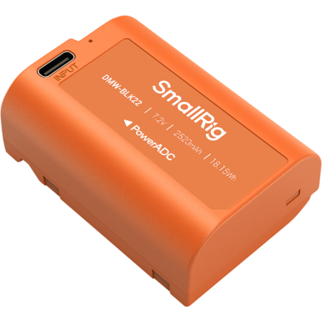 SmallRig 4979 Batería Panasonic DMW-BLK22 USB-C 2520mAh 18.15Wh Naranja | Compra SmallRig 4979 | Precio SmallRig 4979