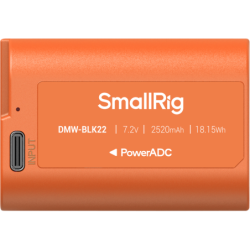 SmallRig 4979 Batería Panasonic DMW-BLK22 USB-C 2520mAh 18.15Wh Naranja | Compra SmallRig 4979 | Precio SmallRig 4979