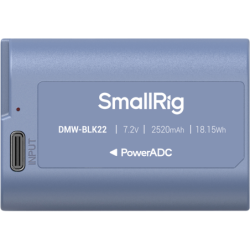 SmallRig 4906 Batería Panasonic DMW-BLK22 USB-C 2520mAh 18.15Wh Azul | Compra SmallRig 4906 | Precio SmallRig 4906
