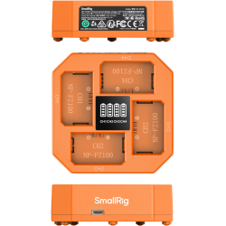 SmallRig 4839 Cargador 4 Canales Baterías Sony NP-FZ100 | Compra SmallRig 4839 | Precio SmallRig 4839
