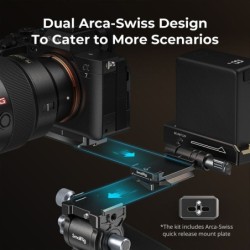 SmallRig 4696 Kit Adaptador Batería Sony NP-F con Mounting Plate para Cámaras Mirrorless | Compra SmallRig 4696 | Precio SmallRi