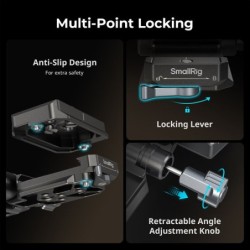 SmallRig 4696 Kit Adaptador Batería Sony NP-F con Mounting Plate para Cámaras Mirrorless | Compra SmallRig 4696 | Precio SmallRi