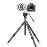 Trípode de Carbono Leofoto LO-284C Serie O | trípode de carbono | trípode profesional | trípode de carbono ligero y resistente