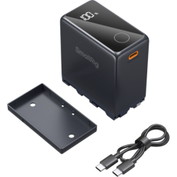 SmallRig 4469 Batería Sony NP-F970 con Carga USB-C Negro | Batería NP-F970 USB-C | Batería NP-F970 Negra