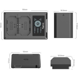 SmallRig 3824B Kit 2 Baterías Sony NP-FZ100 y Cargador Doble USB | Compra SmallRig 3824B | Precio SmallRig 3824B