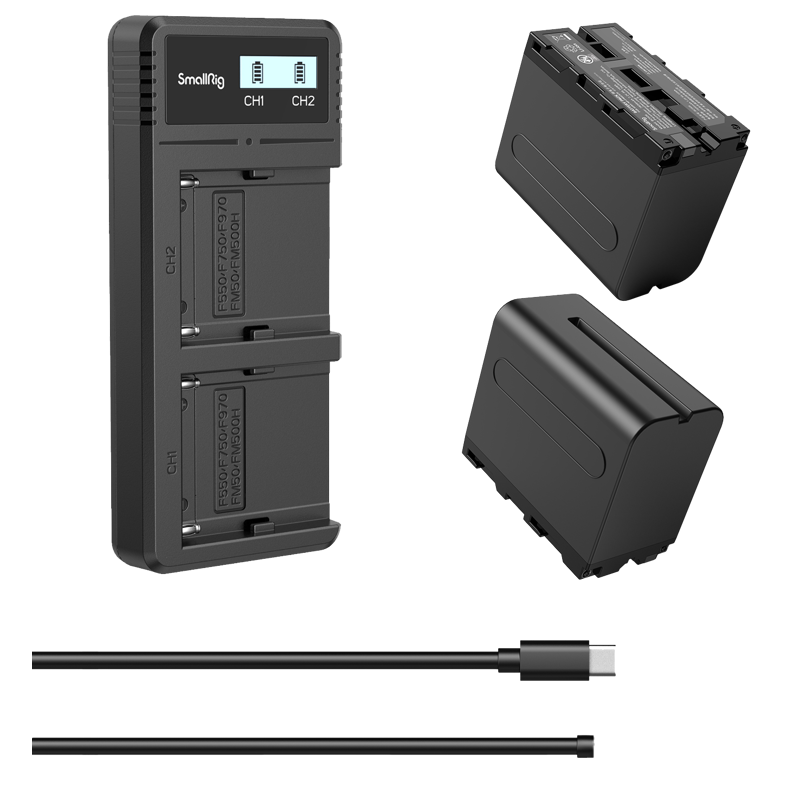 SmallRig 3823 Kit 2 Baterías NP-F970 Cargador Doble USB | Compra SmallRig 3823 Kit NP-F970 | Precio SmallRig 3823 Kit NP-F970 | 