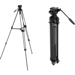 SmallRig 4686 AD-01S Trípode con Rótula Fluida | trípode con rótula fluida | kit trípode vídeo