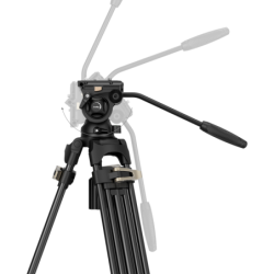 SmallRig 4686 AD-01S Trípode con Rótula Fluida | trípode con rótula fluida | kit trípode vídeo