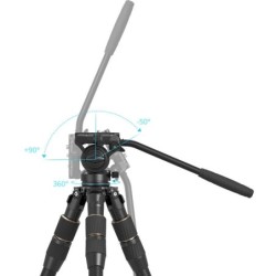 SmallRig 4643 FT-S303 Kit de Trípode de Carbono | trípode de carbono | kit trípode carbono | trípode carbono para foto y vídeo