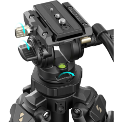 SmallRig 4420 AD-50 Pro Lightweight Kit Trípode Vídeo de Carbono | trípode vídeo ligero | trípode ligero de carbono