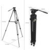 SmallRig 4163 AD-80 FreeBlazer Heavy-Duty Kit de Trípode de Aluminio | trípode heavy duty | trípode de aluminio