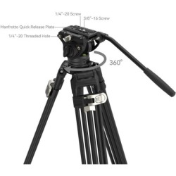 SmallRig 4163 AD-80 FreeBlazer Heavy-Duty Kit de Trípode de Aluminio | trípode heavy duty | trípode de aluminio