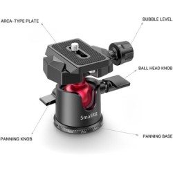 SmallRig BUT2664 Mini Trípode de Sobremesa con Rótula Panorámica | mini tripode camara | tripode de mesa