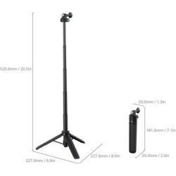 SmallRig 5725 Empuñadura Trípode Telescópica para Action Cameras | palo selfie gopro | tripode action cam