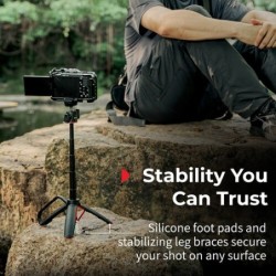 SmallRig 5568 VT-07 Trípode Mantis Action Cam con Forma de Mosquetón | mini tripode gopro | tripode mosqueton camara