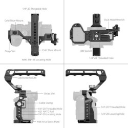 SMALLRIG 3668C Kit de Jaula para Sony Alpha 7R V 7 IV 7S III 7 V | Compra SMALLRIG 3668C Kit Jaula | Precio SMALLRIG 3668C | jau