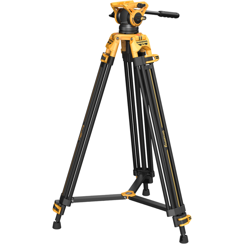 SmallRig 5523 AD-01 Kit Trípode con Rótula Fluida Heavy-Duty Bumblebee Edition | tripode heavy duty | kit tripode cine