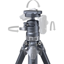 SmallRig 4222B AP-02 Trípode de Vídeo Ligero de Viaje | trípode de vídeo | trípode arca swiss | kit trípode ligero rótula fluida