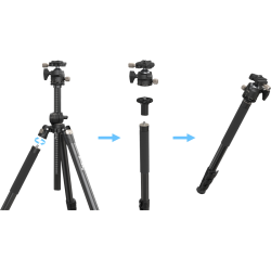 SmallRig 4288 CT200 Trípode de Aluminio Columna Central | trípode de aluminio | trípode columna central