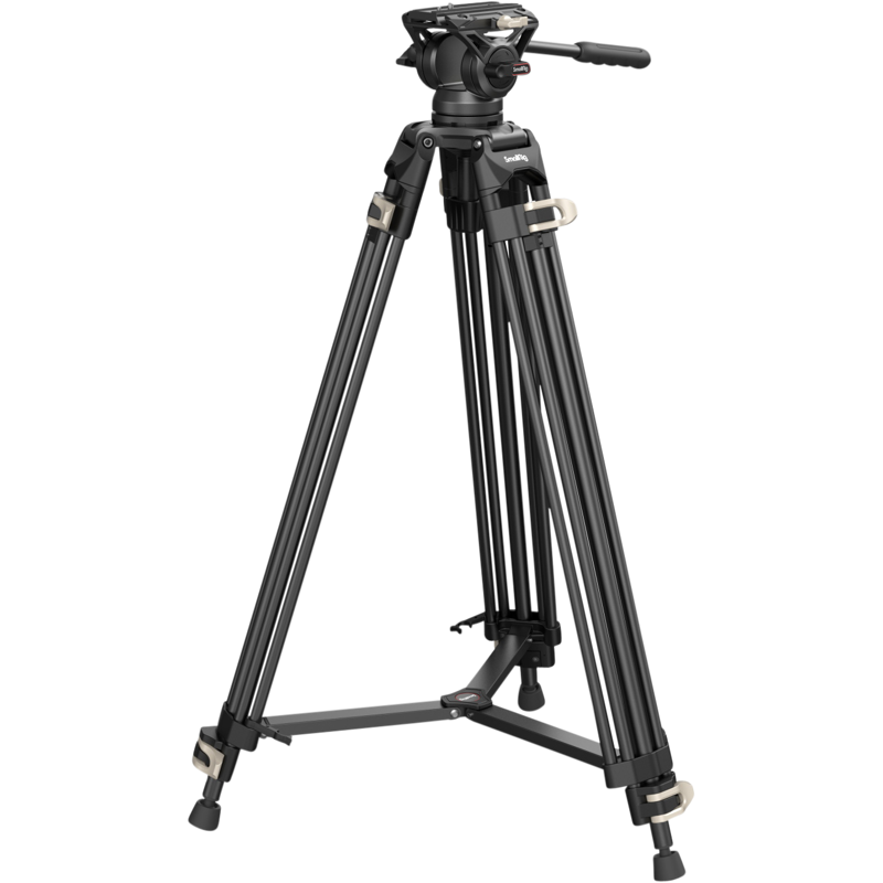SMALLRIG 3751B AD-01 Kit de Trípode de Aluminio con Rótula Fluida | kit de trípode | trípode aluminio profesional