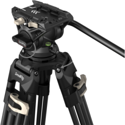 SMALLRIG 3751B AD-01 Kit de Trípode de Aluminio con Rótula Fluida | kit de trípode | trípode aluminio profesional