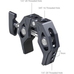 SMALLRIG 3755B Pinza Abrazadera | Compra SMALLRIG 3755B Pinza | Precio SMALLRIG 3755B | pinza abrazadera cámara | super clamp sm