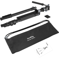 SMALLRIG 4221 Travel Kit de Trípode de Vídeo | trípode de viaje | trípode video portatil | kit tripode viaje rotula fluida