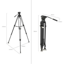 SMALLRIG 3989 FreeBlazer Kit de Trípode de Carbono para Vídeo | trípode de carbono | trípode carbono profesional