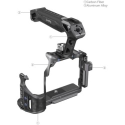 SMALLRIG 3708 Kit Básico de Jaula Rhinoceros para Sony Alpha 7R V 7 IV 7S III | Compra SMALLRIG 3708 Rhinoceros Básico | Precio 