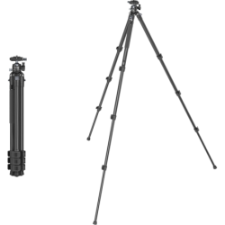 SMALLRIG 4060 AP-10 Kit de Trípode de Carbono con Rótula de Bola | trípode de fotografía | trípode carbono fotografia