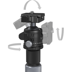 SMALLRIG 4059 AP-20 Kit de Trípode de Carbono con Columna Central | trípode con columna | trípode carbono columna central