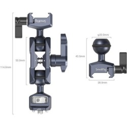 SMALLRIG 3875 Brazo Mágico con Rótulas Dobles 1/4 Screw y Pinza NATO | Compra SMALLRIG 3875 Brazo Mágico | Precio SMALLRIG 3875 