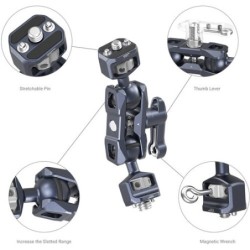 Smallrig 3874 Brazo Mágico con Rótulas Dobles 1-4 Screw y 3-8 Arri Locating Screw | Compra Smallrig 3874 Brazo Mágico con Rótula