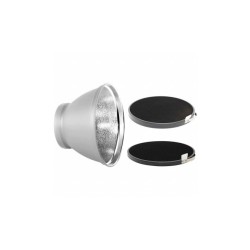 Elinchrom Kit Reflector 21cm + 2 Rejillas | reflector para flash | modelador de luz
