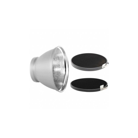 Elinchrom Kit Reflector 21cm + 2 Rejillas | reflector para flash | modelador de luz
