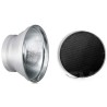 Elinchrom Kit Reflector 18cm + Rejilla | reflector para flash | modelador de luz | reflector con rejilla para flash de estudio