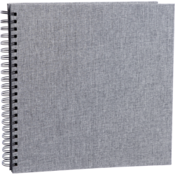 Focus Álbum Essence Wire-O 30x30 Grey con Hojas Negras | Compra Focus Álbum Essence Wire-O 30x30 Grey con Hojas Negras | Precio 