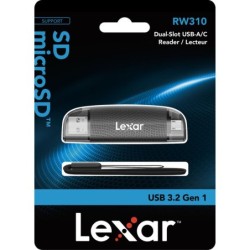 Lexar Lector Dual Slot SD/microSD USB 3.1 A & C | Compra Lexar Lector Dual Slot SD/microSD USB 3.1 A & C | Precio Lexar Lector D