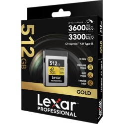 Lexar CFexpress Pro Type B Gold 4.0 512GB | Compra Lexar CFexpress Pro Type B Gold 4.0 512GB | Precio Lexar CFexpress Pro Type B