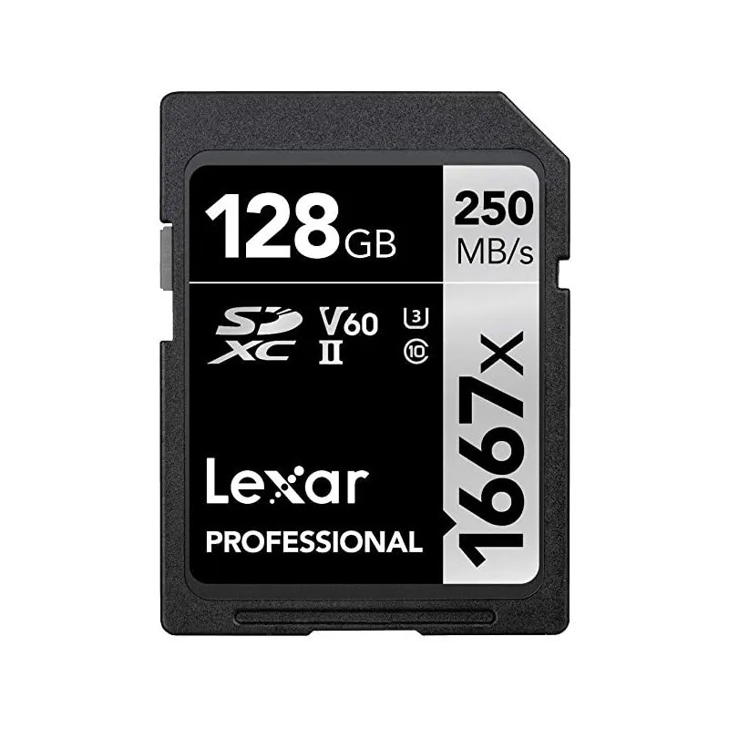 Lexar SDXC Professional Silver 1667x 128GB V60 | Compra Lexar SDXC Professional Silver 1667x 128GB V60 | Precio Lexar SDXC Profe