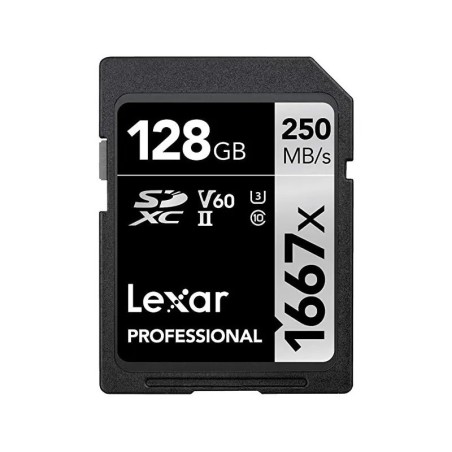 Lexar SDXC Professional Silver 1667x 128GB V60 | Compra Lexar SDXC Professional Silver 1667x 128GB V60 | Precio Lexar SDXC Profe